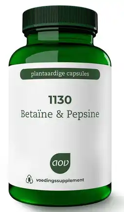 De Online Drogist Aov 1130 betaine & pepsine vegacaps 120vcp aanbieding