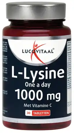 De Online Drogist Lucovitaal l-lysine 1000mg tabletten 30tb aanbieding