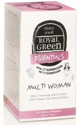 De Online Drogist Royal green multi woman tabletten 60tb aanbieding