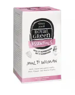 De Online Drogist Royal green multi woman tabletten 120tb aanbieding