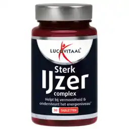 De Online Drogist Lucovitaal sterk ijzer complex tabletten 30tb aanbieding