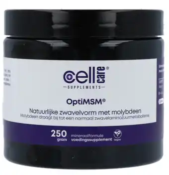 De Online Drogist Cellcare msm met molybdeen poeder 250gr aanbieding