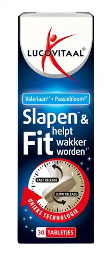 De Online Drogist Lucovitaal slapen & helpt fit wakker worden tabletten 30tb aanbieding