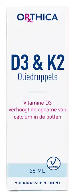 De Online Drogist Orthica d3 & k2 oliedruppels 25ml aanbieding