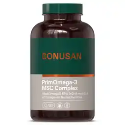 De Online Drogist Bonusan primomega-3 msc softgels 120sg aanbieding