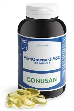 De Online Drogist Bonusan primomega-3 msc softgels 120sg aanbieding