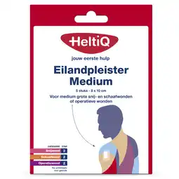 De Online Drogist Heltiq eilandpleister medium 5st aanbieding