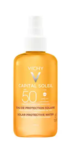 De Online Drogist Vichy capital soleil zonbeschermend water bruine teint spf50 200ml aanbieding