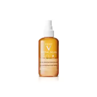 De Online Drogist Vichy capital soleil zonbeschermend water bruine teint spf50 200ml aanbieding