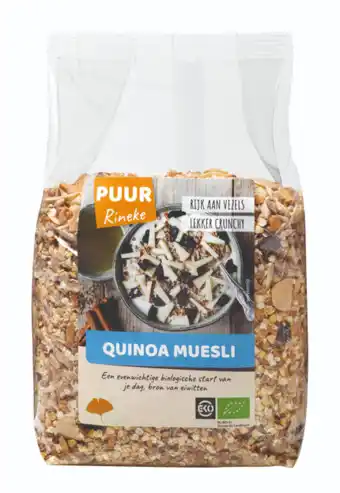 De Online Drogist Puur rineke quinoa muesli 600gr aanbieding