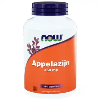 De Online Drogist Now appelazijn 450 mg capsules 180vcp aanbieding