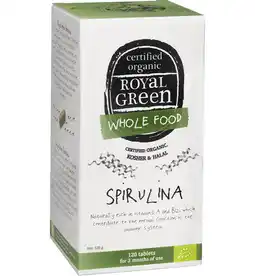 De Online Drogist Royal green spirulina tabletten 120tb aanbieding