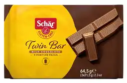 De Online Drogist Schar twin bar glutenvrij 64,5gr aanbieding