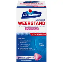 De Online Drogist Davitamon compleet weerstand kauwtabletten 50ktb aanbieding
