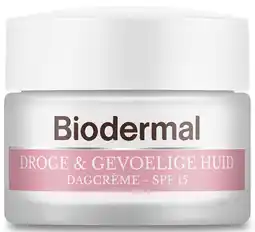 De Online Drogist Biodermal dagcrème voor de droge & gevoelige huid 50ml aanbieding