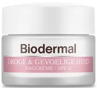 De Online Drogist Biodermal dagcrème voor de droge & gevoelige huid 50ml aanbieding