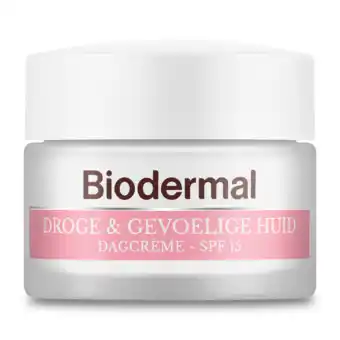 De Online Drogist Biodermal dagcrème voor de droge & gevoelige huid 50ml aanbieding