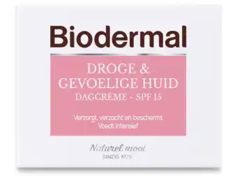 De Online Drogist Biodermal dagcrème voor de droge & gevoelige huid 50ml aanbieding