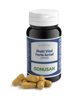 De Online Drogist Bonusan multi vital forte actief tabletten 60tb aanbieding