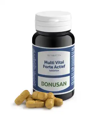 De Online Drogist Bonusan multi vital forte actief tabletten 60tb aanbieding