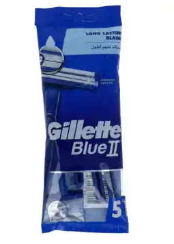 De Online Drogist Gillette blue ii wegwerpscheermesjes 5st aanbieding