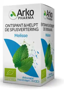 De Online Drogist Arkocaps melisse capsules 45cp aanbieding