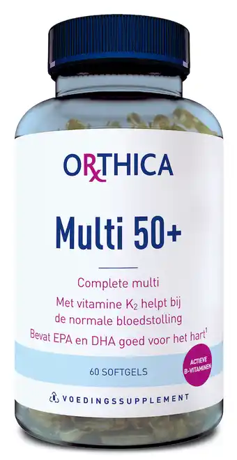 De Online Drogist Orthica multi 50+ softgels 60sg aanbieding