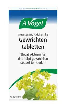 De Online Drogist A.vogel glucosamine + alchemilla tabletten 90tb aanbieding