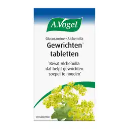De Online Drogist A.vogel glucosamine + alchemilla tabletten 90tb aanbieding