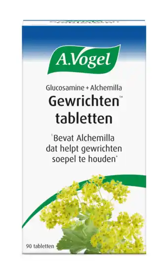 De Online Drogist A.vogel glucosamine + alchemilla tabletten 90tb aanbieding