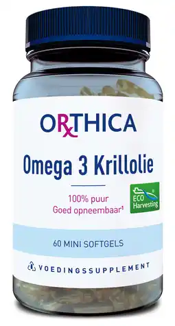 De Online Drogist Orthica omega 3 krillolie 60cp aanbieding