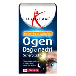 De Online Drogist Lucovitaal ogen dag & nacht scherp zicht capsules 30cp aanbieding