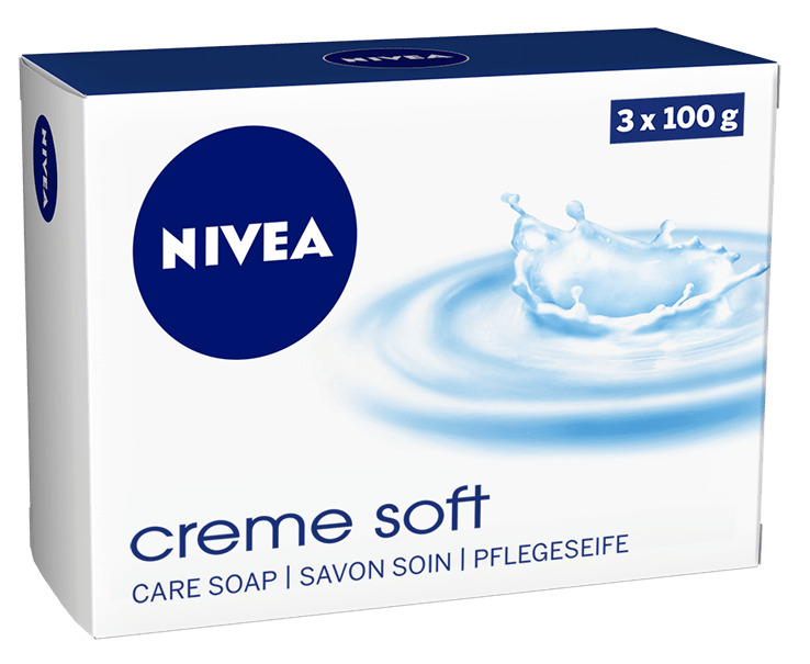 De Online Drogist Nivea creme soft handzeep 3x100gr 300gr aanbieding