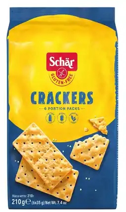 De Online Drogist Schar crackers glutenvrij 210gr aanbieding