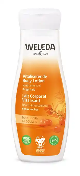 De Online Drogist Weleda duindoorn vitaliserende body lotion 200ml aanbieding