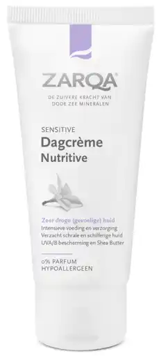 De Online Drogist Zarqa dagcrème nutritive sensitive 50ml aanbieding