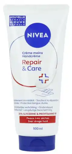 De Online Drogist Nivea repair handcrème 100ml aanbieding