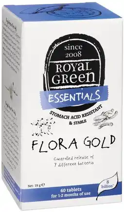 De Online Drogist Royal green flora gold tabletten 60tb aanbieding