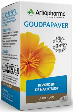 De Online Drogist Arkocaps goudpapaver capsules 150cp aanbieding