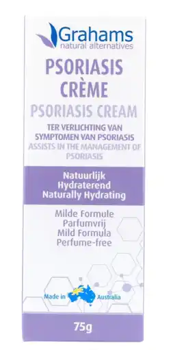 De Online Drogist Grahams natural psoriasis crème 75gr aanbieding