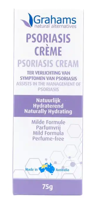 De Online Drogist Grahams natural psoriasis crème 75gr aanbieding