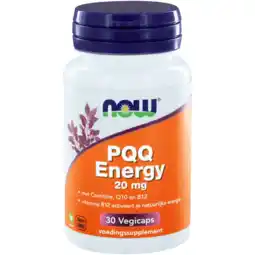 De Online Drogist Now pqq energy 20mg capsules 30cp aanbieding