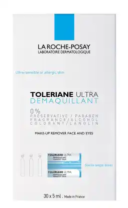 De Online Drogist La roche-posay toleriane oog-reinigingsampullen 30st aanbieding