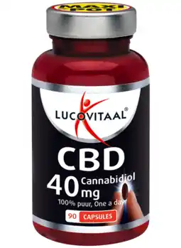 De Online Drogist Lucovitaal cbd cannabidiol 40mg capsules 90cp aanbieding