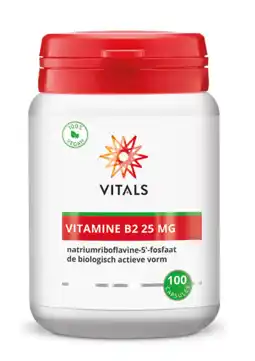 De Online Drogist Vitals vitamine b2 25mg capsules 100cp aanbieding