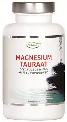 De Online Drogist Nutrivian magnesium tauraat capsules 60cp aanbieding