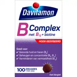 De Online Drogist Davitamon b-complex forte dragees 100tb aanbieding