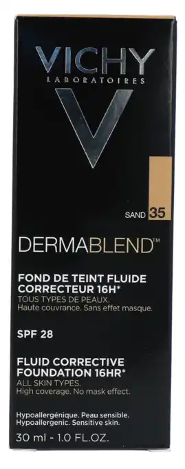 De Online Drogist Vichy dermablend corrigerende foundation 35 sand 30ml aanbieding