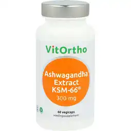 De Online Drogist Vitortho ashwagandha extract 300 mg vegicaps 60vcp aanbieding