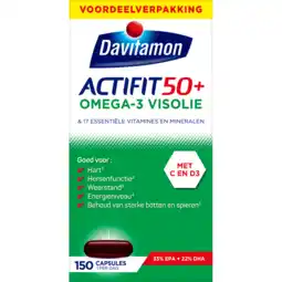 De Online Drogist Davitamon actifit 50 plus omega-3 visolie capsules 150tb aanbieding